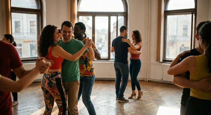 Illustration: ce sunt salsa, bachata și kizomba? - salsa classes cluj