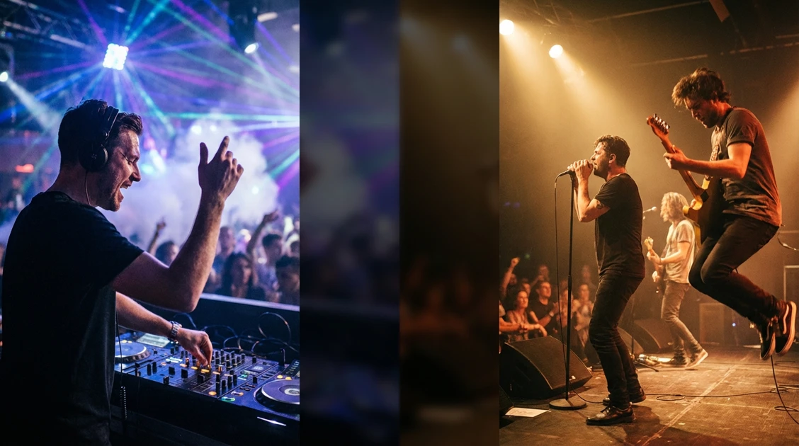 Featured image for DJ vs. Trupa Live: Alegerea muzicală ideală pentru evenimentul tău în 2026 - trupa live vs dj nunta