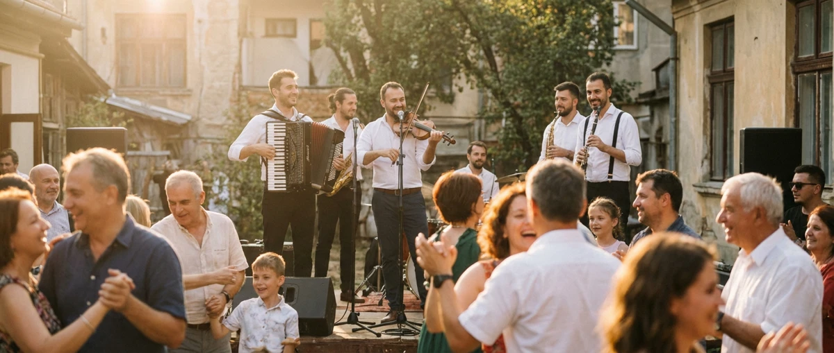 Trupa live București 2026: muzica live este perfectă pentru petreceri private memorabile