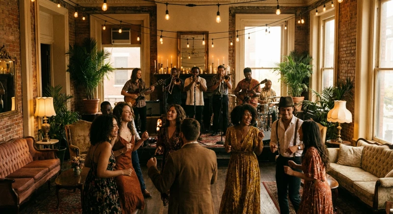 Visual guide: clarifică-ți nevoile: genuri și atmosferă - trupa live București