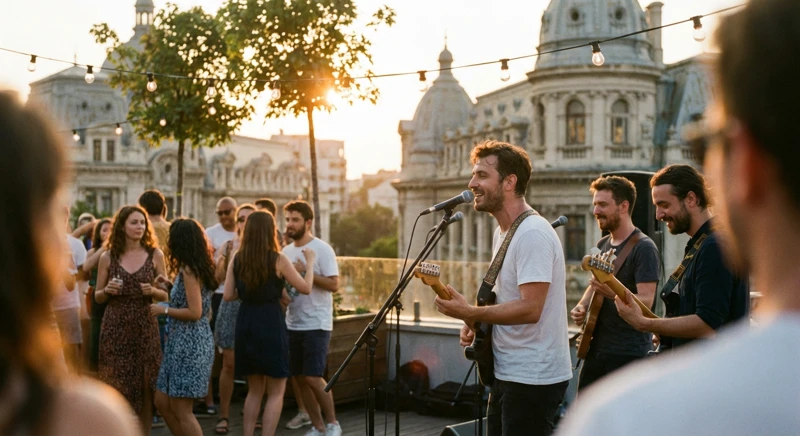 Visual guide: energia irezistibilă a muzicii live - trupa live București