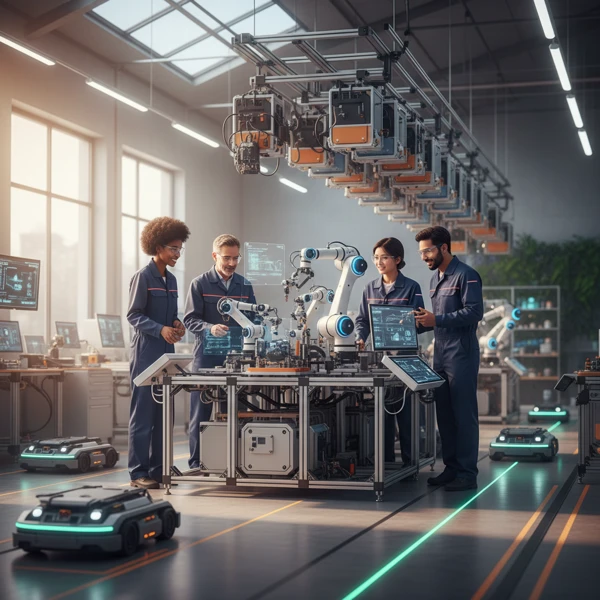 Illustration: Key pillars of integrated automation success - integrated automation systems