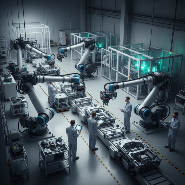 Illustration: Strategic implementation for European success - integrated automation systems