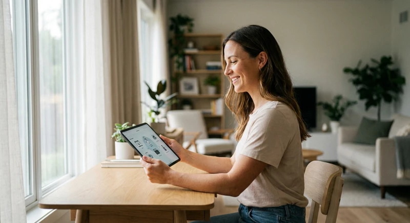 Illustration: AI shopping agent interpreting complex user query for product search